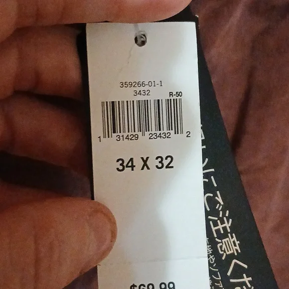 Banana Republic Men's Corduroy‎ Pants - Deep Burgundy. Sz.34 X32 Slim. NWT - Picture 16 of 16